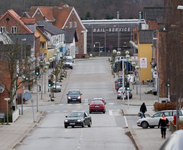 Bredgade i Langå