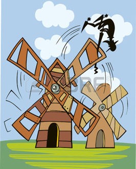 Don Quixote i vindmøllen