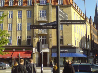 Eksempel på vejviser fra Aarhus