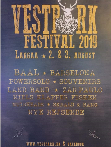 Vestparkfestival 2019 plakat