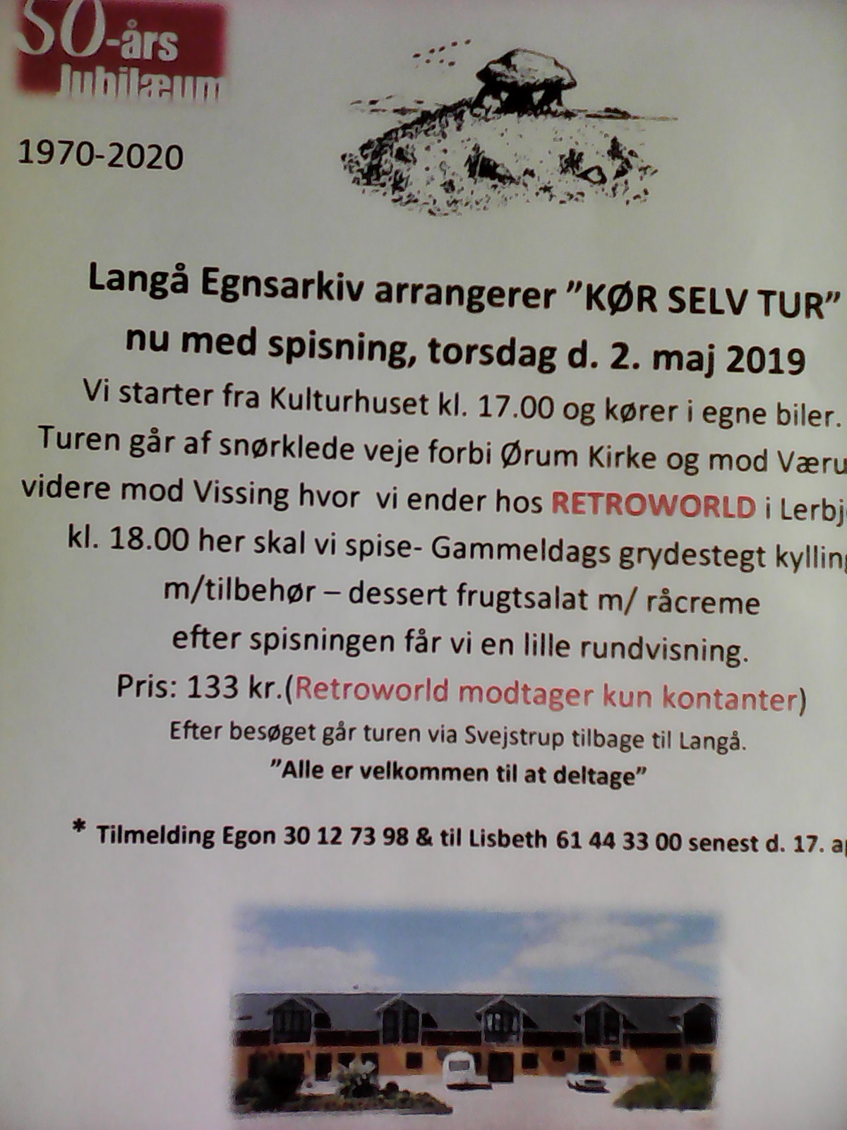 Udflugt med Langå Egnsarkiv